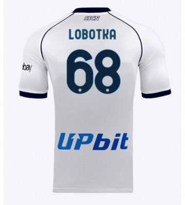 SSC Napoli Stanislav Lobotka #68 Venkovní Dres 2023-24 Krátkým Rukávem