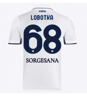 SSC Napoli Stanislav Lobotka #68 Venkovní Dres 2024-25 Krátkým Rukávem