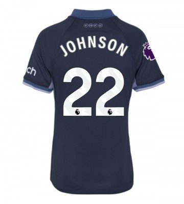 Tottenham Hotspur Brennan Johnson #22 Venkovní Dres pro Dámy 2023-24 Krátkým Rukávem