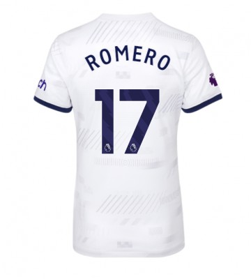 Tottenham Hotspur Cristian Romero #17 Domácí Dres pro Dámy 2023-24 Krátkým Rukávem