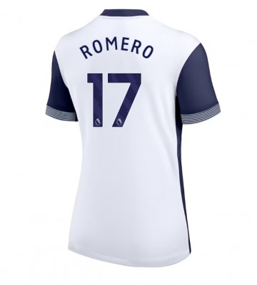 Tottenham Hotspur Cristian Romero #17 Domácí Dres pro Dámy 2024-25 Krátkým Rukávem