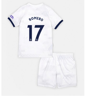 Tottenham Hotspur Cristian Romero #17 Domácí dres komplet pro Děti 2023-24 Krátkým Rukávem (+ Krátké kalhoty)