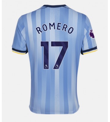 Tottenham Hotspur Cristian Romero #17 Venkovní Dres 2024-25 Krátkým Rukávem