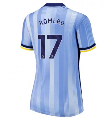 Tottenham Hotspur Cristian Romero #17 Venkovní Dres pro Dámy 2024-25 Krátkým Rukávem