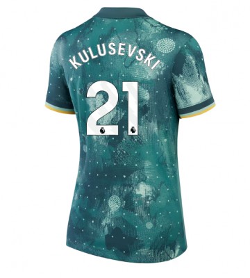 Tottenham Hotspur Dejan Kulusevski #21 Alternativní Dres pro Dámy 2024-25 Krátkým Rukávem