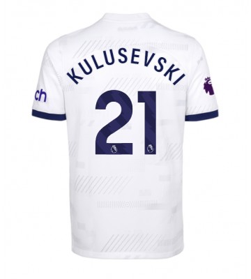 Tottenham Hotspur Dejan Kulusevski #21 Domácí Dres 2023-24 Krátkým Rukávem