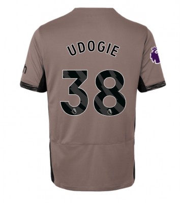 Tottenham Hotspur Destiny Udogie #38 Alternativní Dres pro Dámy 2023-24 Krátkým Rukávem