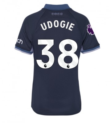 Tottenham Hotspur Destiny Udogie #38 Venkovní Dres pro Dámy 2023-24 Krátkým Rukávem