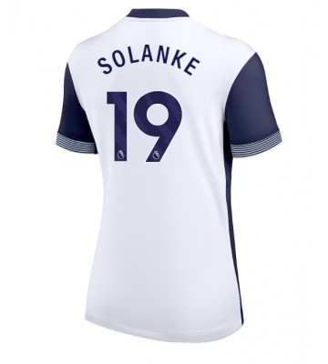 Tottenham Hotspur Dominic Solanke #19 Domácí Dres pro Dámy 2024-25 Krátkým Rukávem