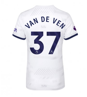 Tottenham Hotspur Micky van de Ven #37 Domácí Dres pro Dámy 2023-24 Krátkým Rukávem