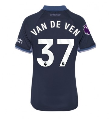 Tottenham Hotspur Micky van de Ven #37 Venkovní Dres pro Dámy 2023-24 Krátkým Rukávem