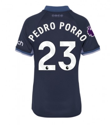 Tottenham Hotspur Pedro Porro #23 Venkovní Dres pro Dámy 2023-24 Krátkým Rukávem