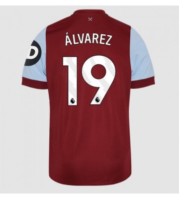 West Ham United Edson Alvarez #19 Domácí Dres 2023-24 Krátkým Rukávem