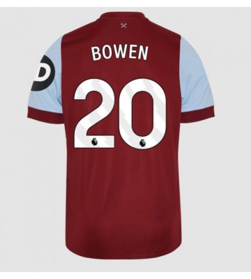 West Ham United Jarrod Bowen #20 Domácí Dres 2023-24 Krátkým Rukávem