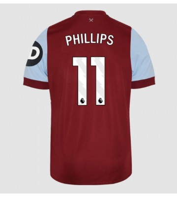 West Ham United Kalvin Phillips #11 Domácí Dres 2023-24 Krátkým Rukávem