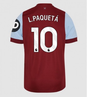 West Ham United Lucas Paqueta #10 Domácí Dres 2023-24 Krátkým Rukávem