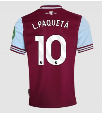 West Ham United Lucas Paqueta #10 Domácí Dres 2024-25 Krátkým Rukávem