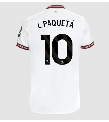 West Ham United Lucas Paqueta #10 Venkovní Dres 2023-24 Krátkým Rukávem