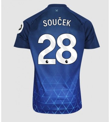 West Ham United Tomas Soucek #28 Alternativní Dres 2023-24 Krátkým Rukávem