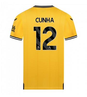 Wolves Matheus Cunha #12 Domácí Dres 2023-24 Krátkým Rukávem