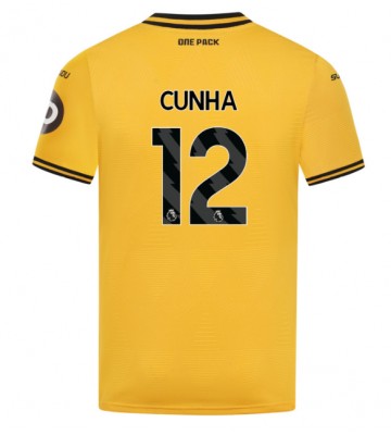 Wolves Matheus Cunha #12 Domácí Dres 2024-25 Krátkým Rukávem