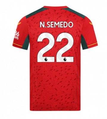 Wolves Nelson Semedo #22 Venkovní Dres 2023-24 Krátkým Rukávem